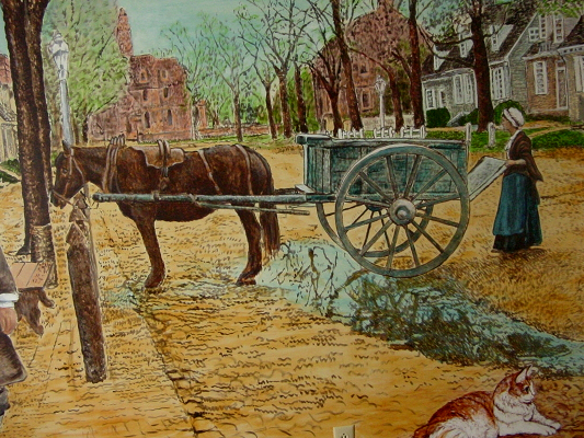 Williamsburg Horse Cart